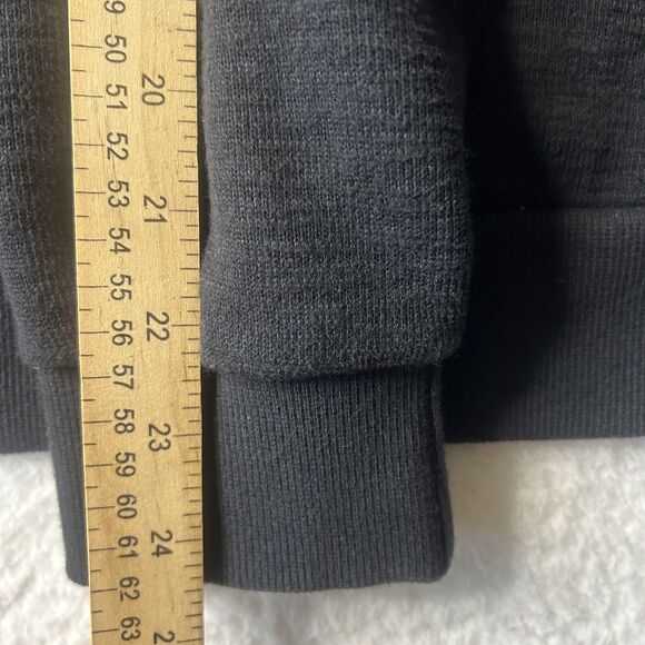 Robert Barakeet Men’s L Mock Neck Zip Cardigan Black Fall Core Winter Sweater - Picture 7 of 9